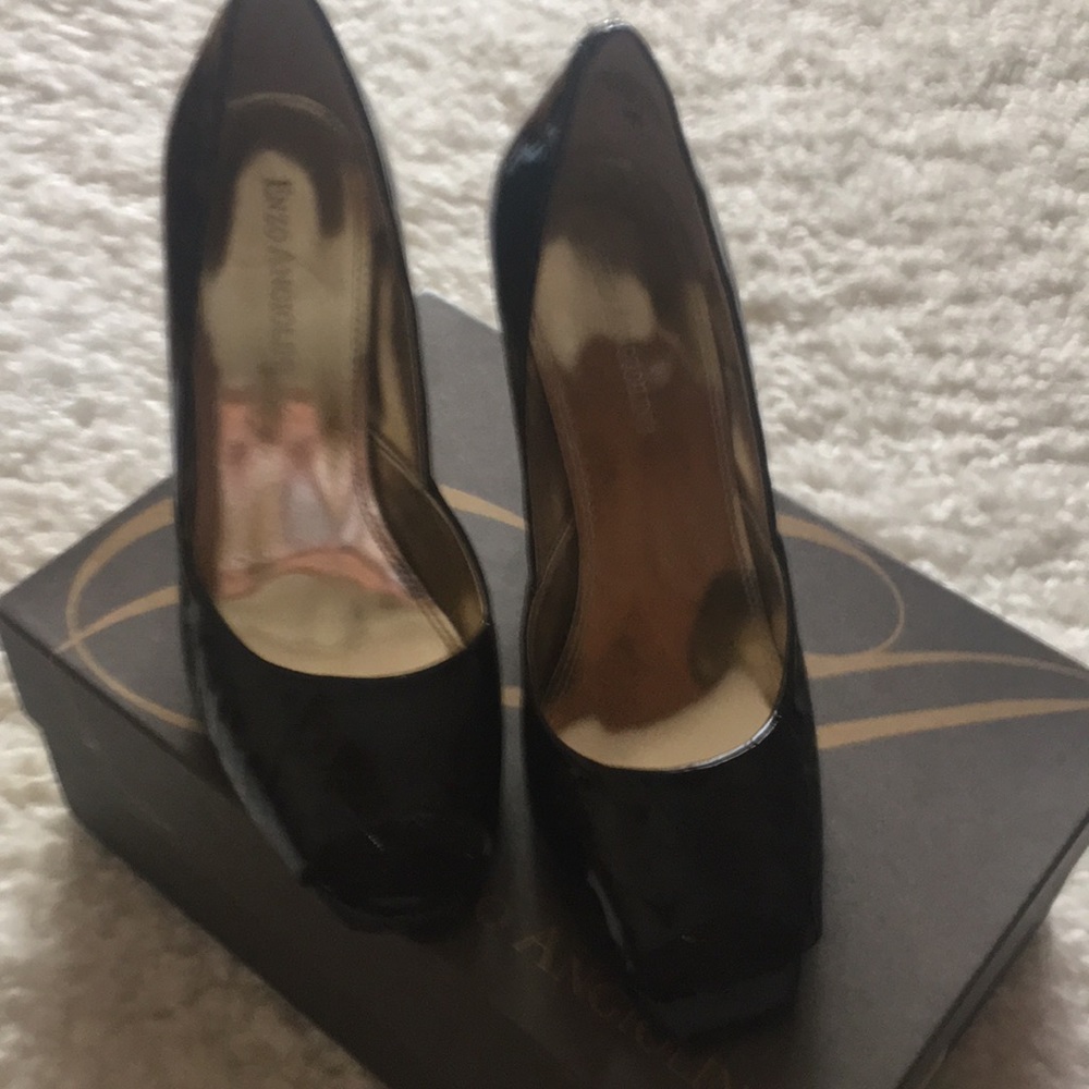Black Patent Enzo Angiolini heels